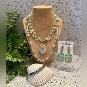 Mint green jewelry lot